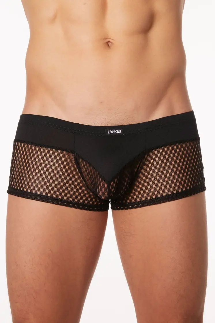 schwarzer Herren Boxer Jump Street S von Look Me
