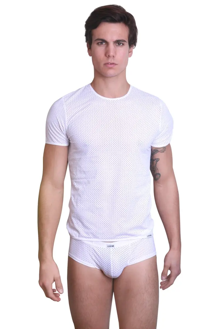 weißes T-Shirt the Shadow S von Look Me