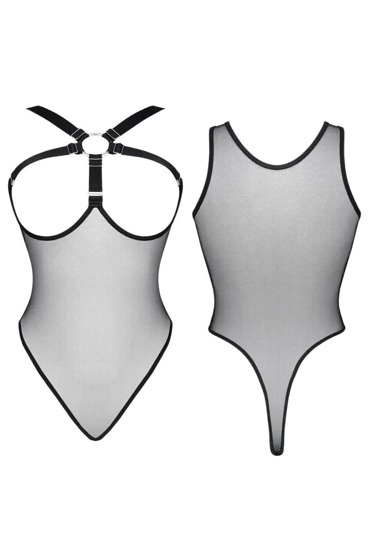 schwarzer Body LXMayte001 - XXL