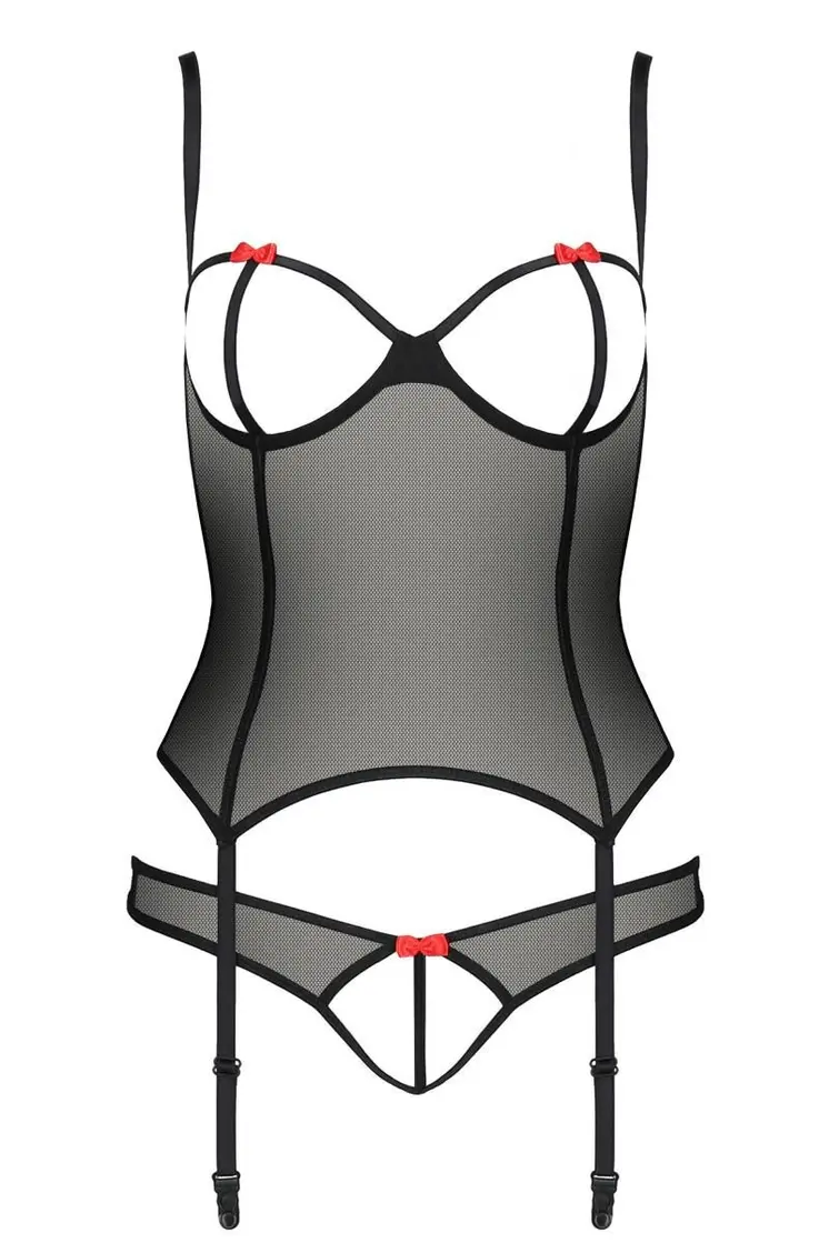 schwarzes Corset PA595294 - 2XL/3XL