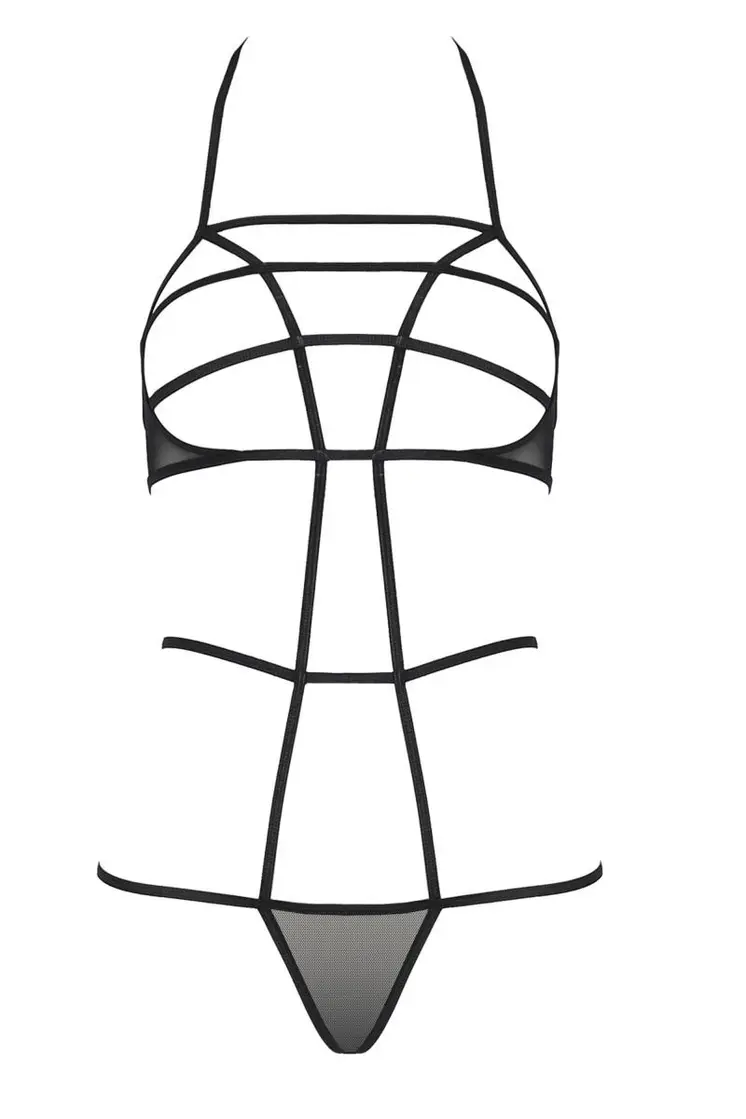 schwarzer Body PA595321 - 2XL/3XL