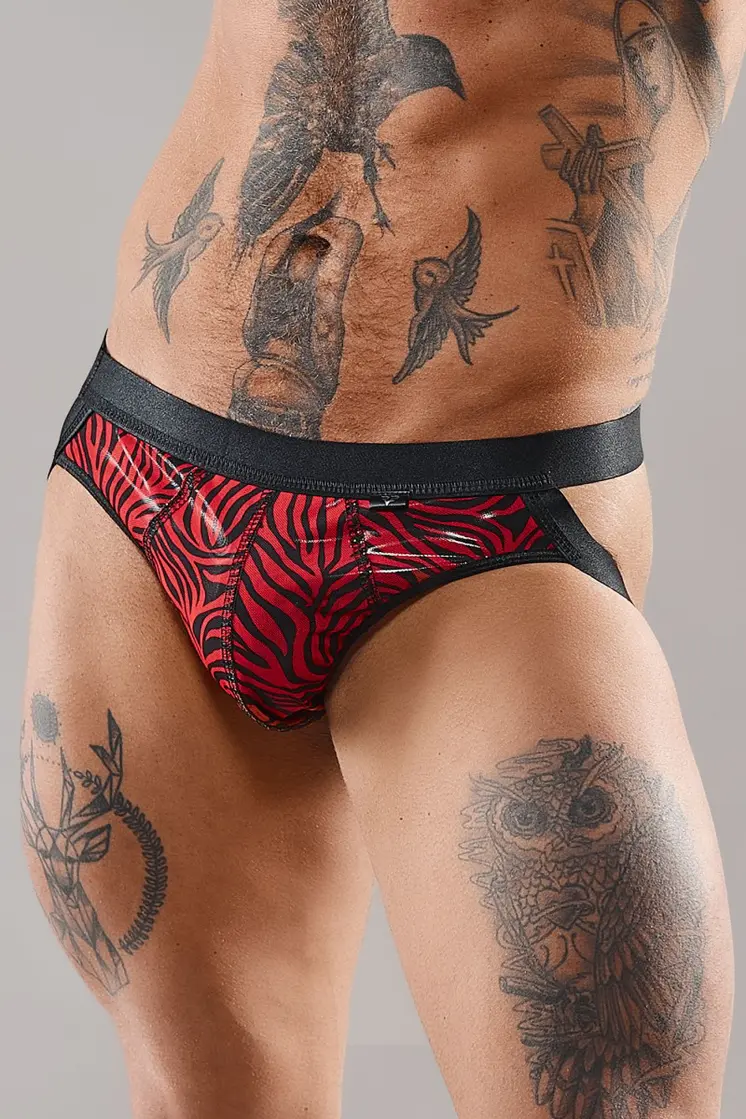 Jock Strap REPatrick001 schwarz/rot - 2XL