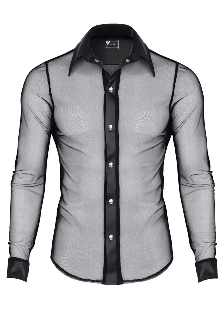 Herren Hemd RMCesare001 schwarz - 5XL