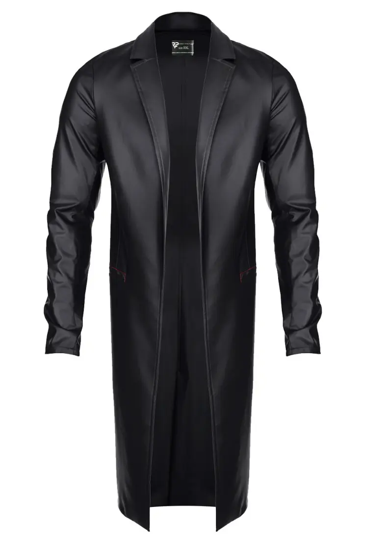 Herren Mantel RMSergio001 schwarz - 5XL