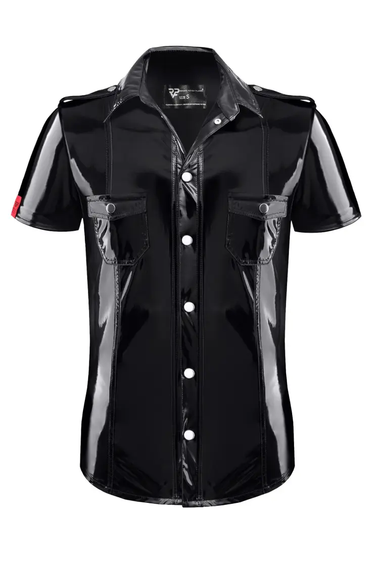 PVC Herren T-Shirt RMLeonardoPVC schwarz - 2XL