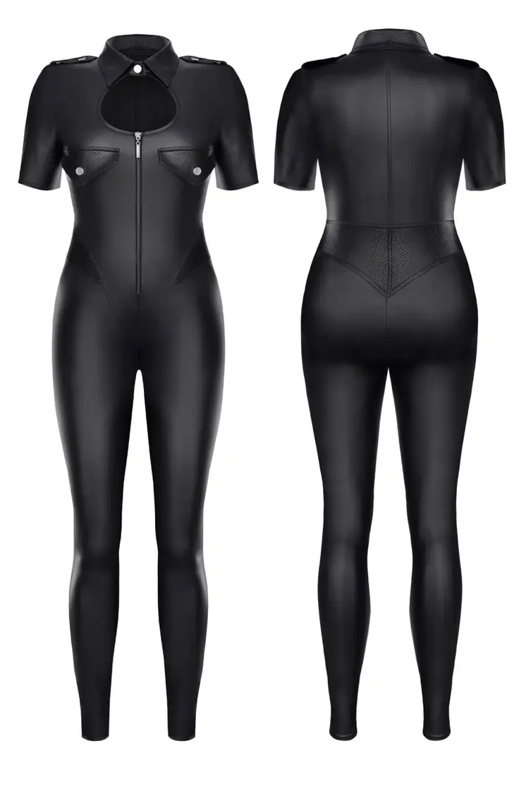 schwarzer Jumpsuit TDMitsuko001 - 2XL