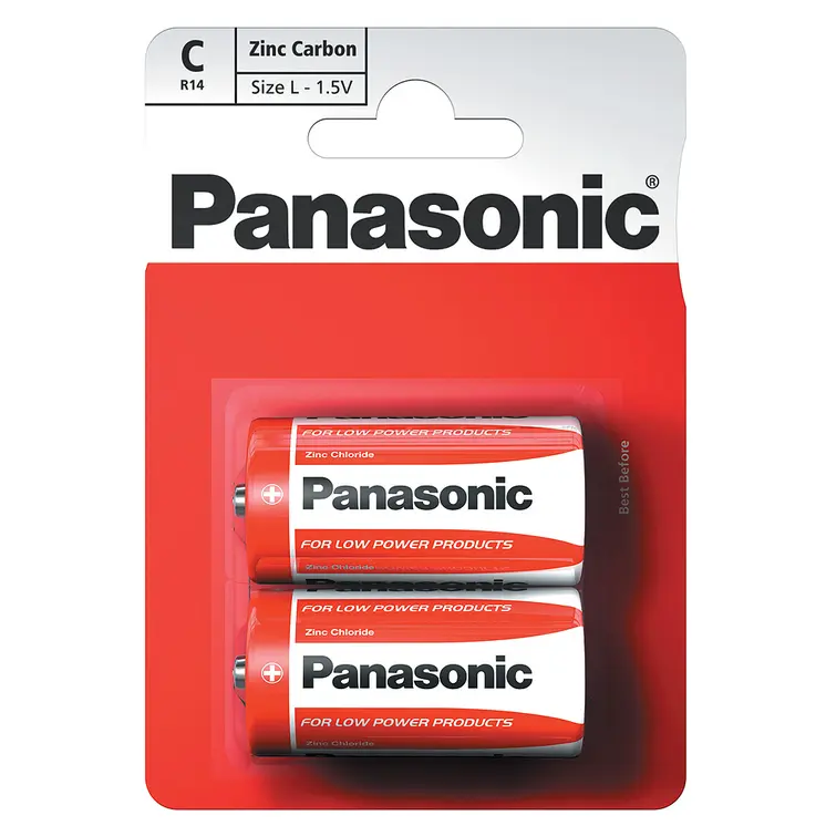 Panasonic R14RZ-2BP C Size Battery