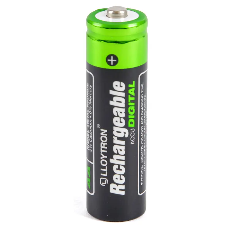 Lloytron B012 Rechargeable Accudigital AA Ni-MH Batteries 1300mAh 4 Pack