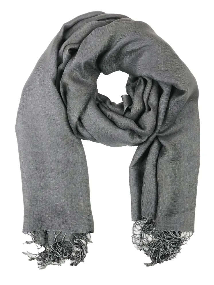 Grey Modal Solid Scarf