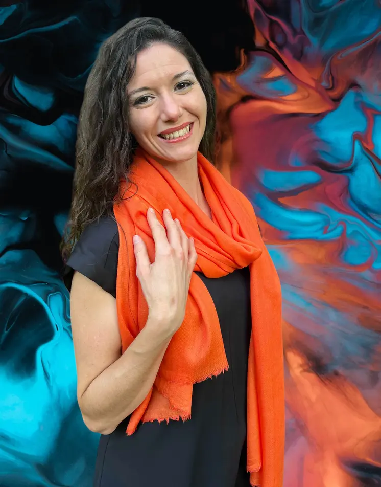 Coral Solid Wool Lightweight Scarf
