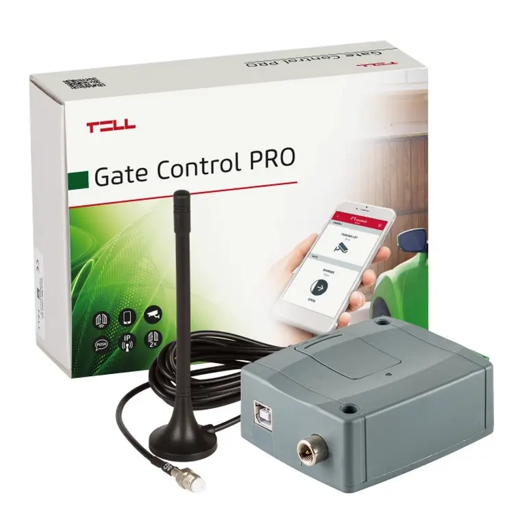 Gate Control PRO 20-4G.IN4.R2 - kapunyitó modul, mobilapp, 4G, 20 felhasználó, 4 bemenet + 2 relé