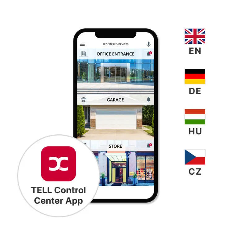 Pager4 PRO-4G.IN6.R1 - kontaktusvezérelt átjelző, mini riasztóközpont, 4G, mobilapp, 6 bemenet + 1 relé