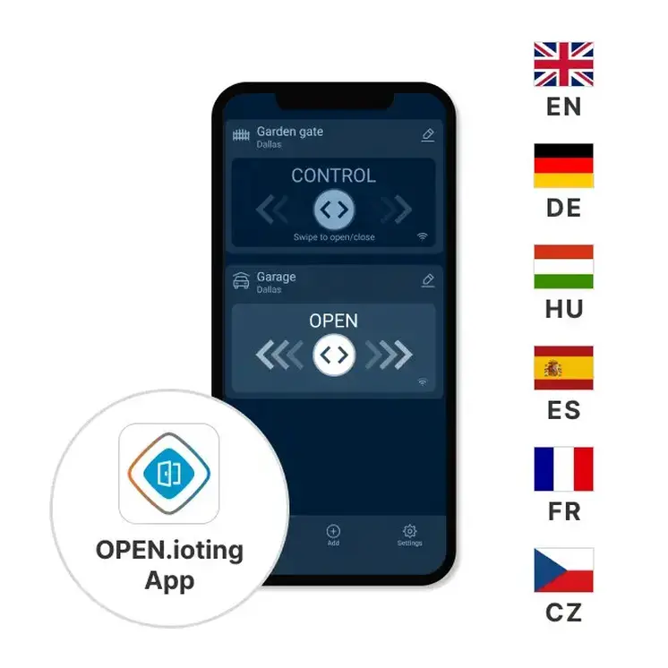OPEN.ioting okos WiFi/LAN kapunyitó