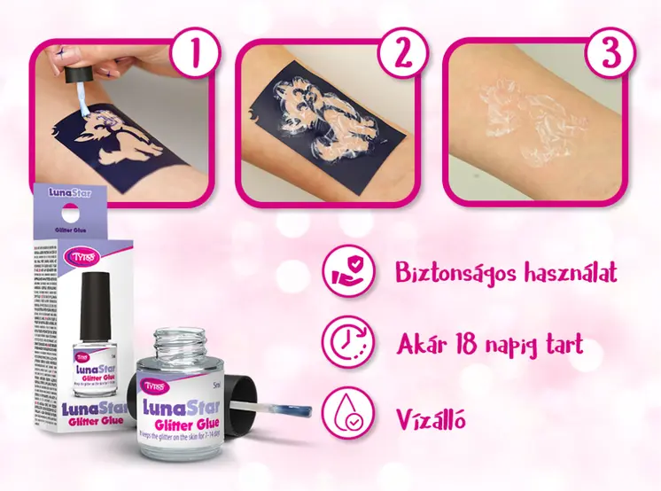 TyToo Glamorous Csillámtetoválás szett
