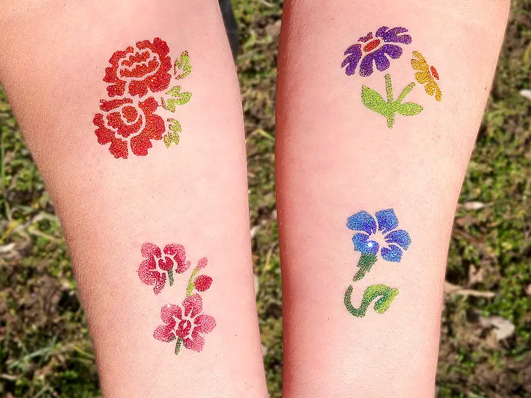 Flowers - Virágok sablon szett