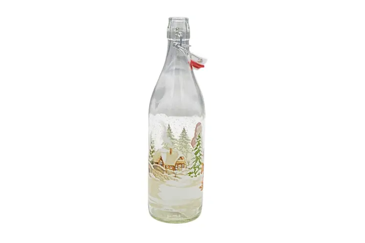1000ml Karácsonyi Csatos Üveg
