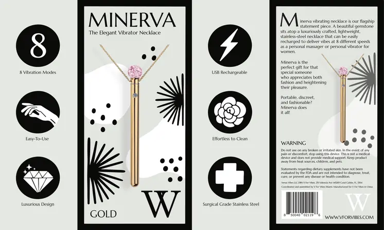 Minerva - Stainless Steel Wearable Vibrator