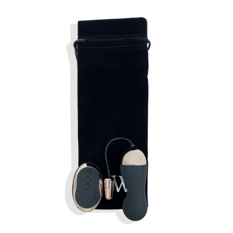 Proserpina – The Remote Controlled Black Bullet Egg Vibrator & Ben Wa Balls