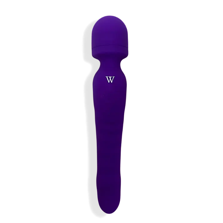 Venus - The Dual-Head Wand Vibrator/ Soft, Warming Dildo