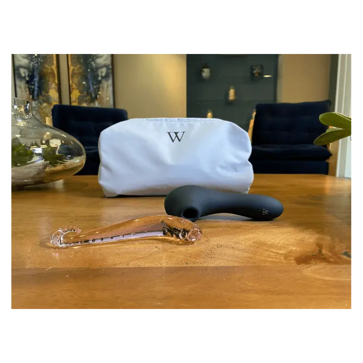 Drusilla Magic Tongue Vibrator X Juno - Iconic Transparent Glass Dildo,Anal Plug