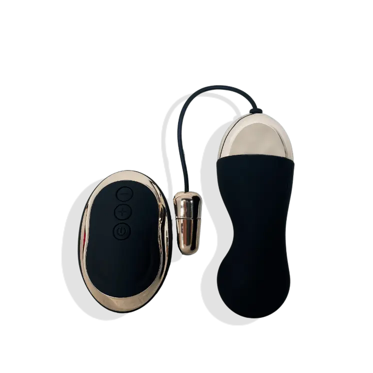 Proserpina – The Remote Controlled Black Bullet Egg Vibrator & Ben Wa Balls