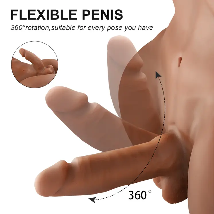 US Stock - SexDollPartner Lesbian & Bisexual XS-MA30010 Torso with Dildos
