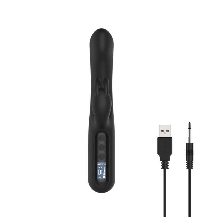 Febris - Premium Black Rabbit Vibrator