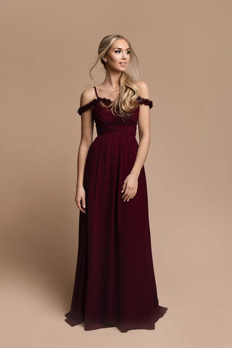 BEATRICE DRESS BORDEUX 77002-4