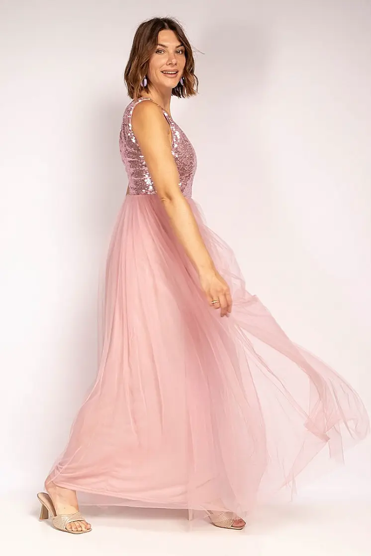 PINK BOOM DRESS PINK 76005-1