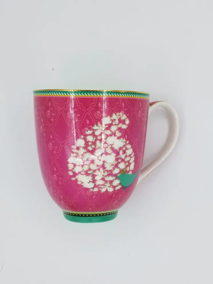 PINK COFFEE MUG, Unique Mug, Handmade, Coffee Cup, Tea Mugs 6 Pcs
