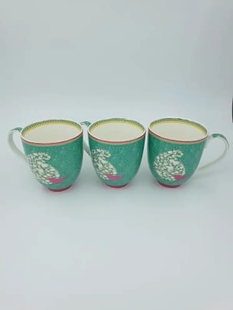 Gift Bird - Coffee Mug Blue x 6 Set
