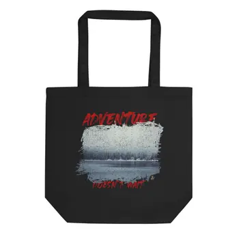 Adventure Doesn't Wait Lake Scene Organic Tote Bag