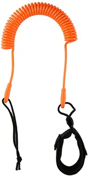 10 Ft SUP Leash Ankle Strap, Orange