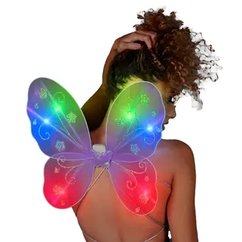 Light Up Purple Fairy Butterfly Wings