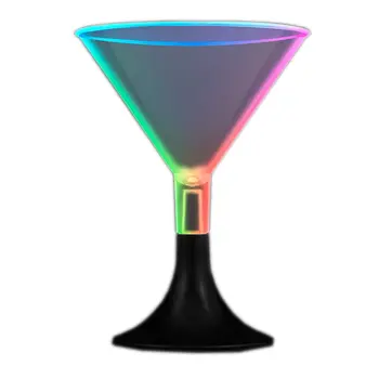Mini LED Martini Glass with Black Base