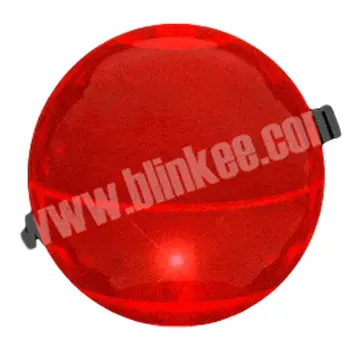 3 Inch LED Super Bounce Ball Red