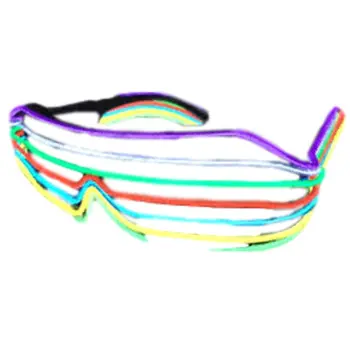 Electro Luminescent Rainbow Shutter Shades