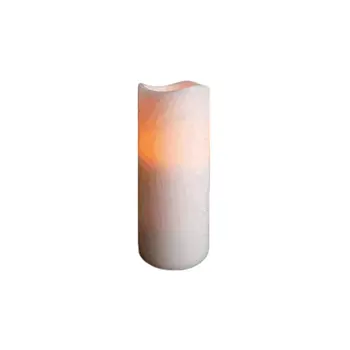 Flameless Flickering Remote Control LED Wax Pillar Candle 7 Inch