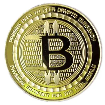The Golden Guardian Limited Edition Collectible Souvenir Gold Plated Bitcoin Coin