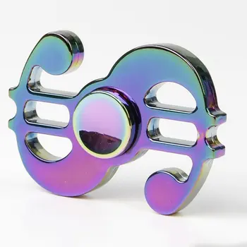 Rainbow Chameleon Dollar Sign Metal EDC Fidget Spinner