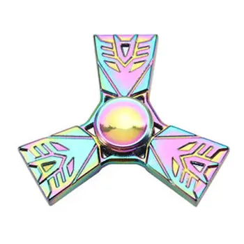 Rainbow Chameleon Transformers Metal EDC Fidget Spinner
