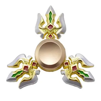 Trident Red and Gold Alloy EDC Fidget Spinner