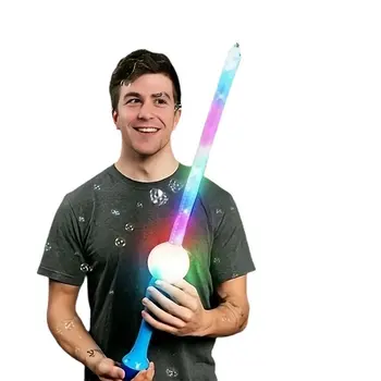 Light Up Multicolor Bubble Sword Assorted Colors Pink or Blue