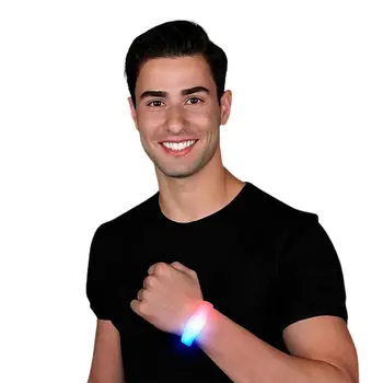 Rubber Frosted Patriotic Bracelet