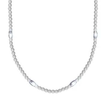 Opaque Round Still Light No Flash White Beads