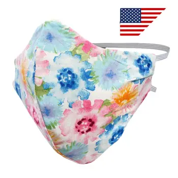 Reusable Breathable Soft Cotton Face Mask Floral Design