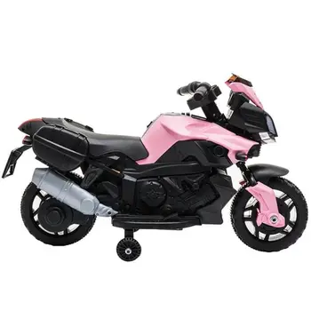 6V Ride on Battery Powered Electric Motorcycle for Kids Pink