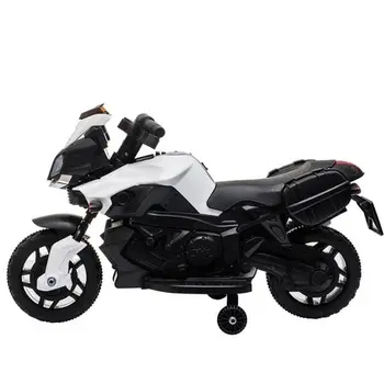 6V Ride on Battery Powered Electric Motorcycle for Kids White