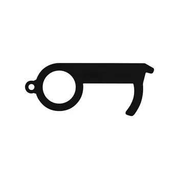 Pack of 250 Custom No Touch Tool Key Chain Door Opener ATM Black