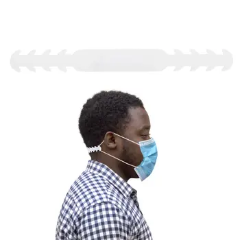 Pack of 500 Plastic Face Mask Ear Saver 4 Positions White